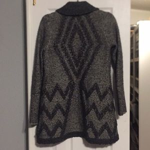 Geometric Print Cardigan